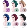 Satin Silk Bonnet Sleep Night Cap For Adults - Image 4