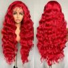 Human Hair Blend Lace Frontal Wigs