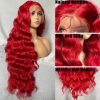 Human Hair Blend Lace Frontal Wigs - Image 3