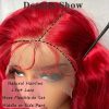 Human Hair Blend Lace Frontal Wigs - Image 6