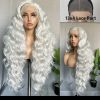 Human Hair Blend Lace Frontal Wigs